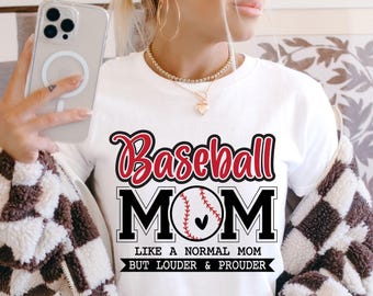 Baseballmamma SVG baseballmamma PNG baseballmamma skjortadesign bildekal png svg eps dfx jpeg digital fil klippfil för Cricut sublimering