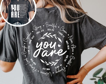 Christian Inspiration SVG: You Are, Bible Verse Cut File (Digital Download)