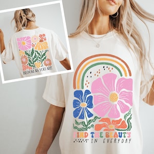 Boho Floral Affirmations SVG PNG: Positive Quotes (Digital Download)