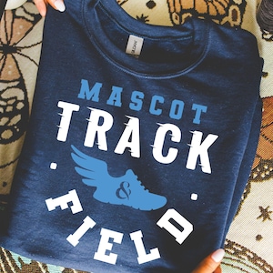 Track and Field SVG PNG - Sporty Graphic for Shirts, Bags, and Sports Accessories