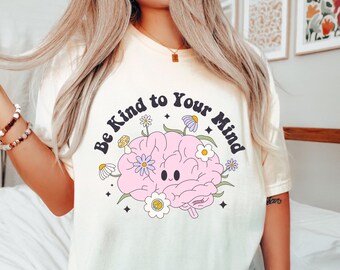 Be Kind To Your Mind Png: Mental Health Awareness (Digital Download)
