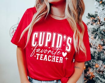 Cupid’s Favorite Teacher Svg, Teacher Valentine Svg, Valentine Day Svg, Teacher Valentine Png, Teaching Sweethearts, Valentine Shirt Svg
