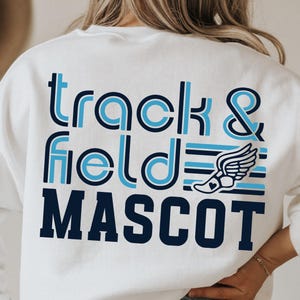 Track and Field SVG PNG - Sporty Graphic for Shirts, Bags, and Sports Accessories