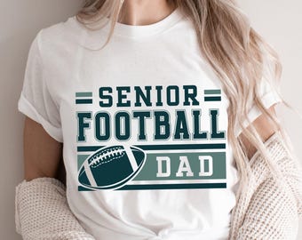 Senior Football Dad 2026 SVG: Varsity Graduation Cut File (Digitaler Download)