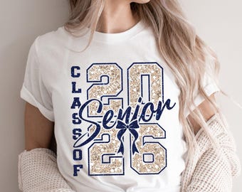 Senior Class of 2026 SVG png glitter png Senior 2026 PNG Senior Class of 2026 Svg Graduation 2026 Svg, Graduation Svg Cut file for Cricut