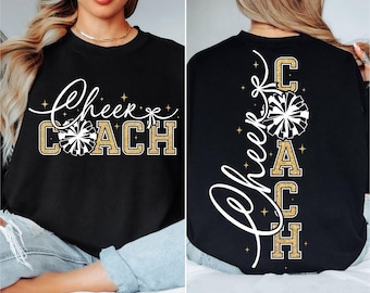 Cheer Coach SVG Bundle: Cheerleading Graphics for Shirts (Digital Download)
