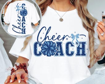 Cheer Coach SVG Bundle: Cheerleading Graphics for Shirts (Digital Download)