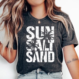 Sun Salt Sand Png, Retro Summer Png, Beach Png, Tropical Png, Summer Shirt Png, Summer Vibes Png, Beach Vibes Png, Sublimation Design