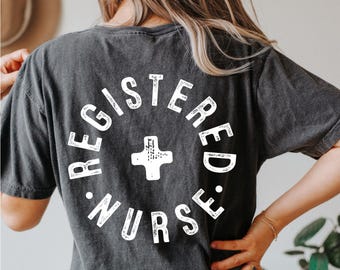 Registered Nurse SVG: RN Cricut Cut Files (Digital File)