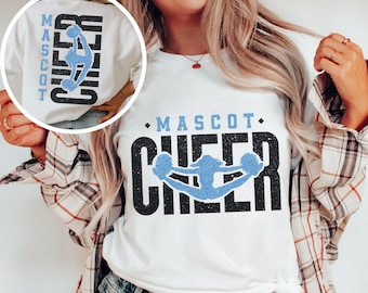 Cheer Svg Png, Cheerleading Svg, Cheerleader front back Svg, Cheer Mom Svg, Pom poms Svg, Megaphone Svg, Svg Files for Cricut