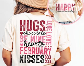Valentine Day Front and Back Svg, Png, Eps, Pdf Files, Love Is All You Need Svg, Love Valentine Svg, Retro Valentine Svg, Valentine Svg