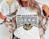 Cheer Svg Png, Cheerleading Svg, Cheerleader front back Svg, Cheer Mom Svg, Pom poms Svg, Megaphone Svg, Svg Files for Cricut