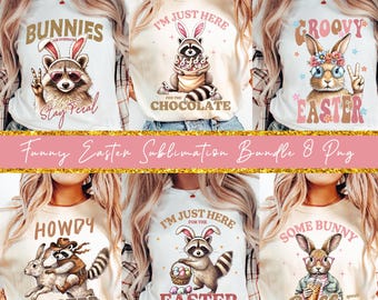 Sarcastic Easter PNG Bundle | Grumpy Bunny PNG Bundle | Funny Easter PNG Bundle | Sarcastic Quotes | Funny T-Shirt Prints | Digital Download