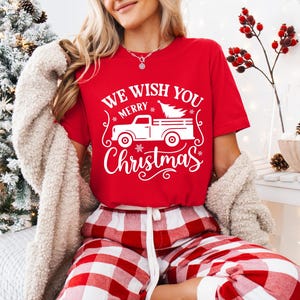 We Wish You a Merry Christmas SVG, Merry Christmas PNG, Christmas Sublimation Shirt SVG, Merry Varsity Png, Retro Christmas Svg