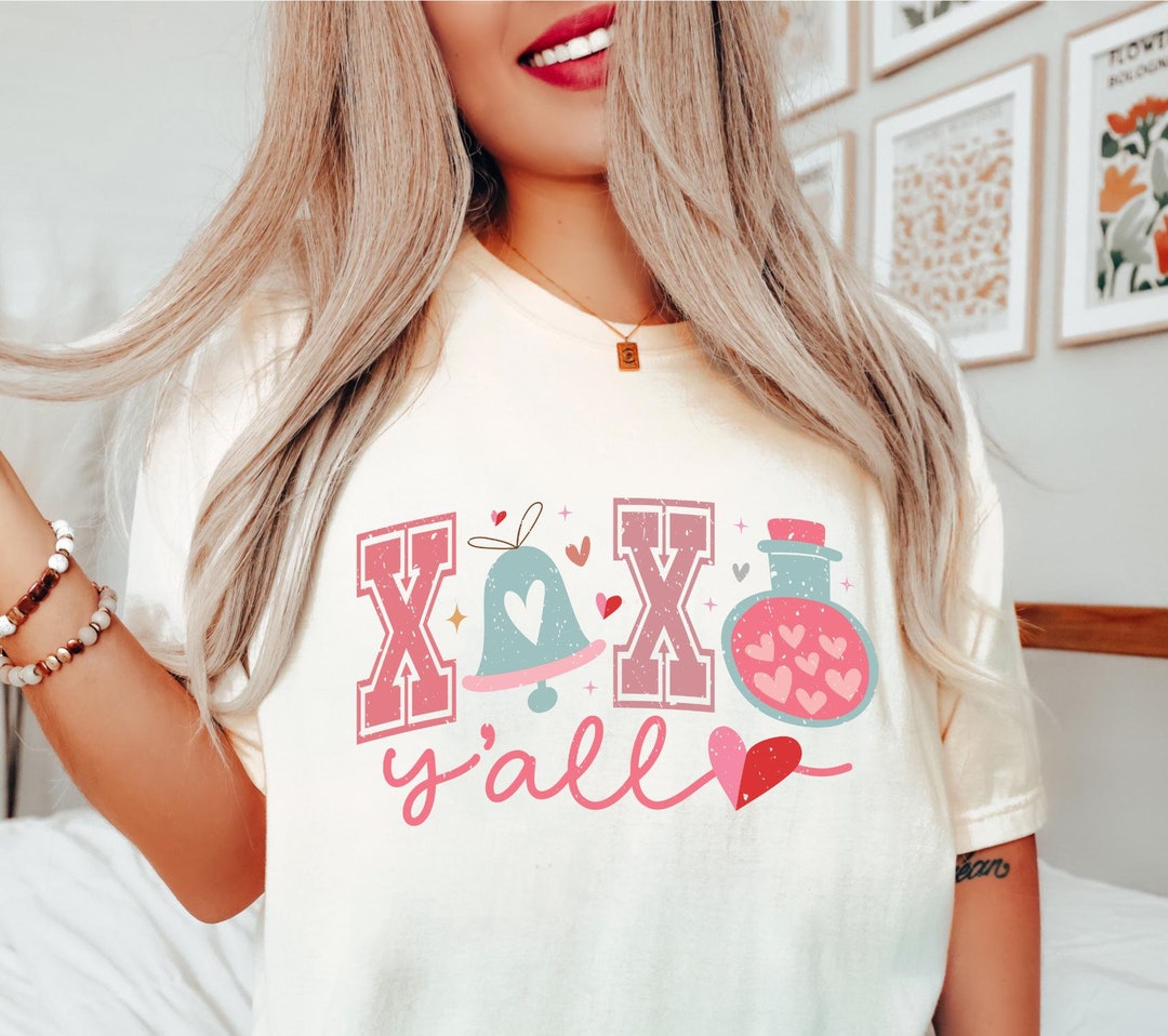 Xoxo Yall Svg, Heart Svg, Valentines Svg, Love Svg, Valentine Shirt Svg ...