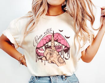 Witch Shirt PNG, Retro Halloween PNG, Spooky Witch Shirt Design, PNG Halloween Designs, Witch Sublimation Designs, Spooky Season Png