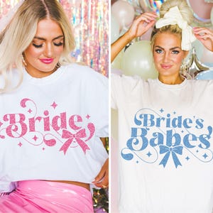 Bride SVG PNG, Bride&#39;s Babes to Be Svg, Bridal Party Svg, Bridesmaid Svg, Shirt Cricut Cut Files for Bachelorette Party
