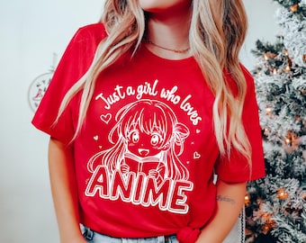 Anime Girl SVG PNG: Manga Lover Gift, Cricut Ready (Digital File)