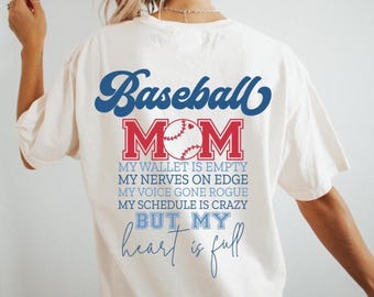 Basebollmamma SVG: Sportmamma-tröjadesign (PNG, DXF)