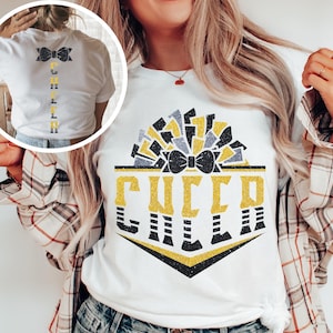 Cheer Svg Png, Cheerleading Svg, Cheerleader front back Svg, Cheer Mom Svg, Pom poms Svg, Megaphone Svg, Svg Files for Cricut