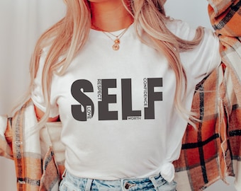 Self Love SVG PNG: Boho Affirmation, Empowered Women (Digital Download)