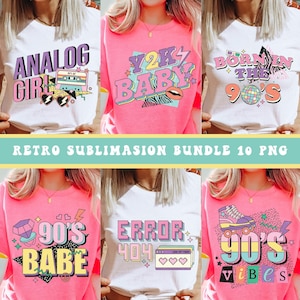 90s Bundle, 90s Sublimation Designs, 90s Clipart, 90s Retro, 90s PNG Files, 90s Digital Files, 90s sublimation, 90s party, 90s sticker file