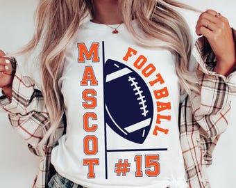 Football Team Template Logo Shirt, Svg Eps Dxf Png Ai, Football Mom Team Names Shirt, Cricut Cut Files, Silhouette, Sublimation, Download