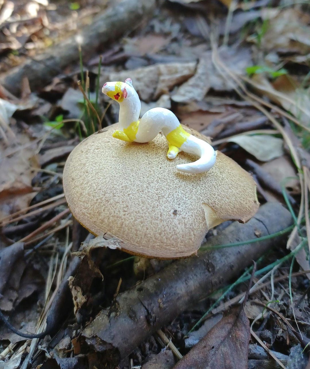 Albino Ferret Figurine. - Etsy