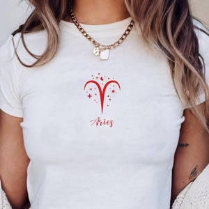 Zodiac Signs Baby Tee, All Horoscope Shirt, Astrology Crop Top for Women, Star Sign Gift Tee, All Zodiac Signs Shirt, Horoscope Gift Idea