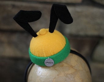 Disney Pluto Hat, Mini Hat, Headband, Disney Hat, Pluto the Dog, Disney Bound, Fun Run
