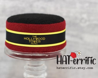 Hollywood Tower Hotel Bellhop Mini Hat - Costume Headpiece