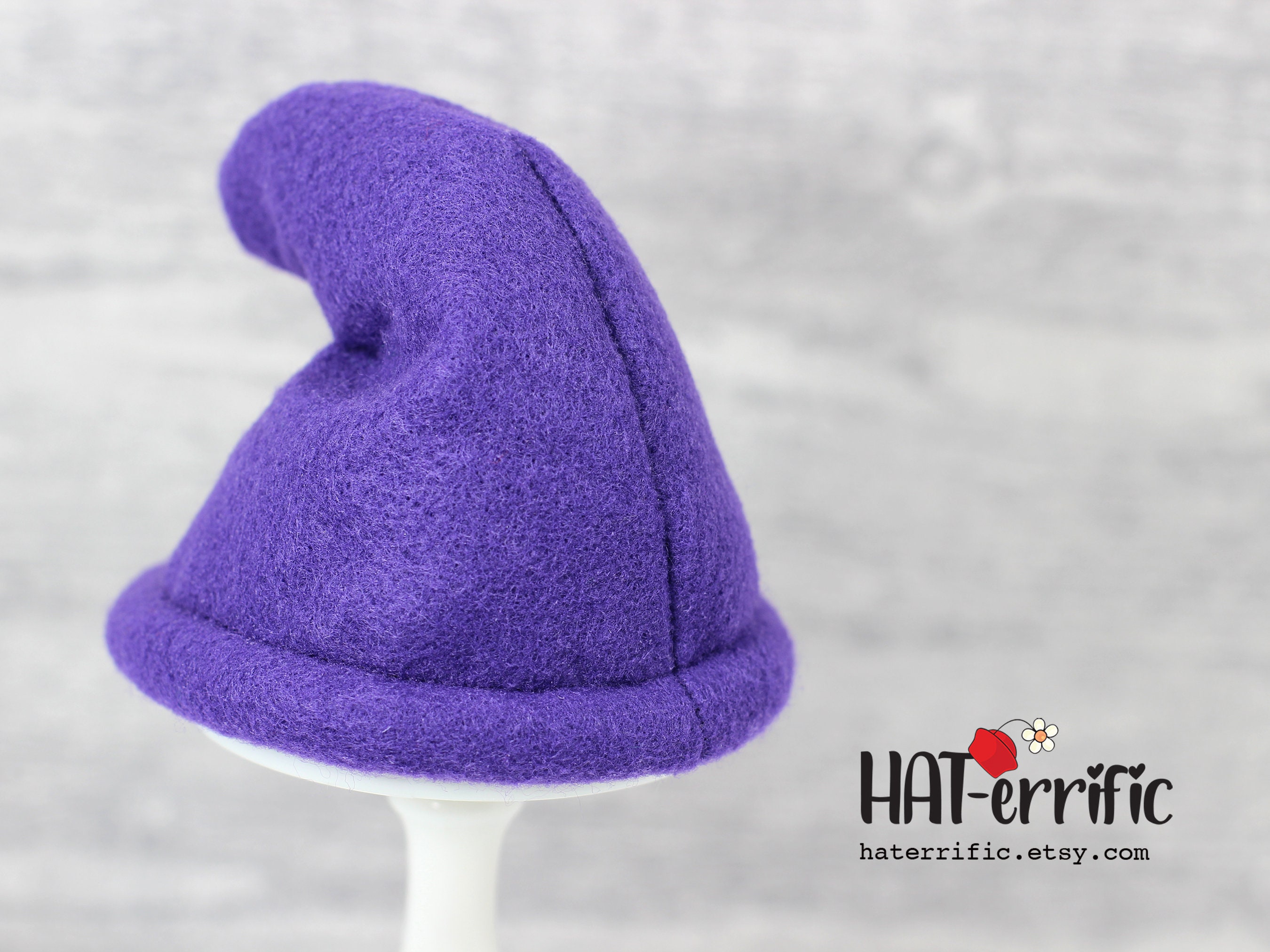 Dopey Mini Hat, Seven Dwarfs, Snow White, Purple Elf Hat Hair Accessory, Disney Costume, RunDisney