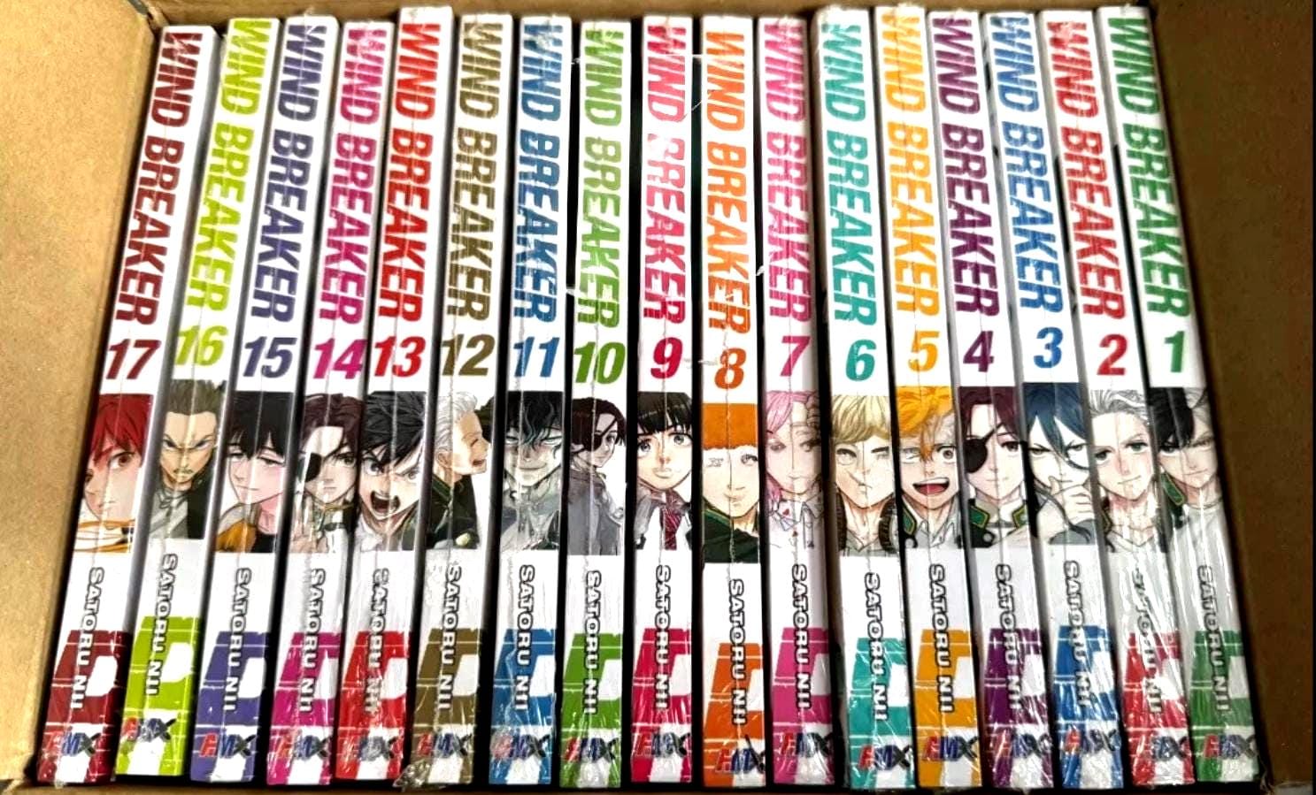 WIND BREAKER 1-19巻セット Wind Breaker Manga English Version Full Set Vol 1~19 by