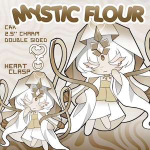 ZAMÓW W PRZEDSPRZEDAŻY | MYSTIC FLOUR Cookie Charms | Cookie Run Kingdom | 2,5-calowy brelok akrylowy z przednią stroną epoksydową