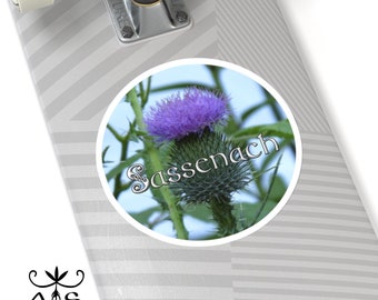 Thistle Sticker. Sassenach Thistle Sticker. Sassenach Sticker.  Kiss-Cut Stickers