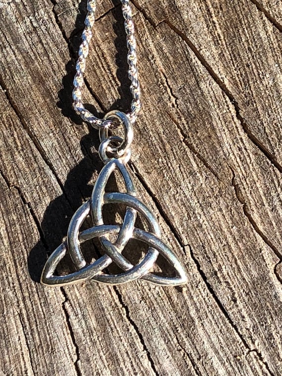 ★MIDNIGHT MOMENT.★ clear knot necklace navy Amazon.com: Witches Knot Necklace Available in a choice of 7