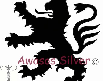 Calcomanía De Vinilo Para Coche Con Bandera Escocesa De León Rampante