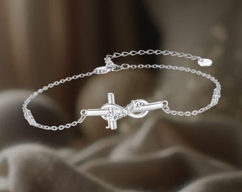 Robert Lee Morris - RLM Studios - Infinity Cross Bracelet - 925