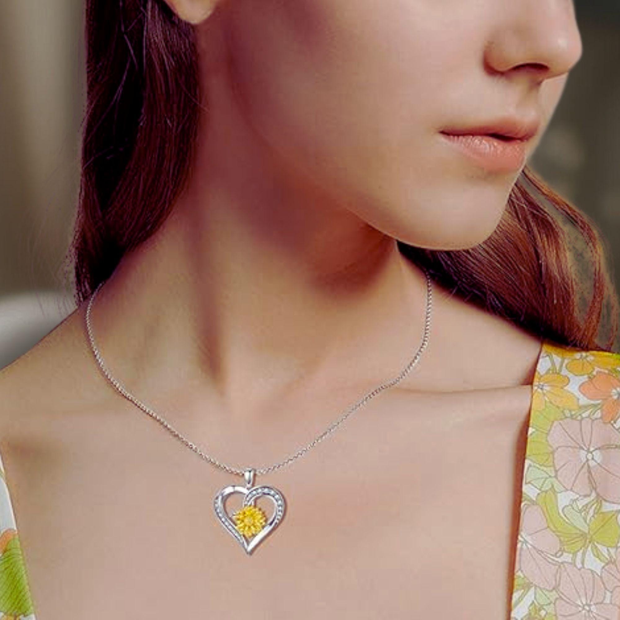 Collana con urna in argento sterling con girasole per ceneri per donne e uomini, gioielli per cremazione in abalone per ceneri - Italia