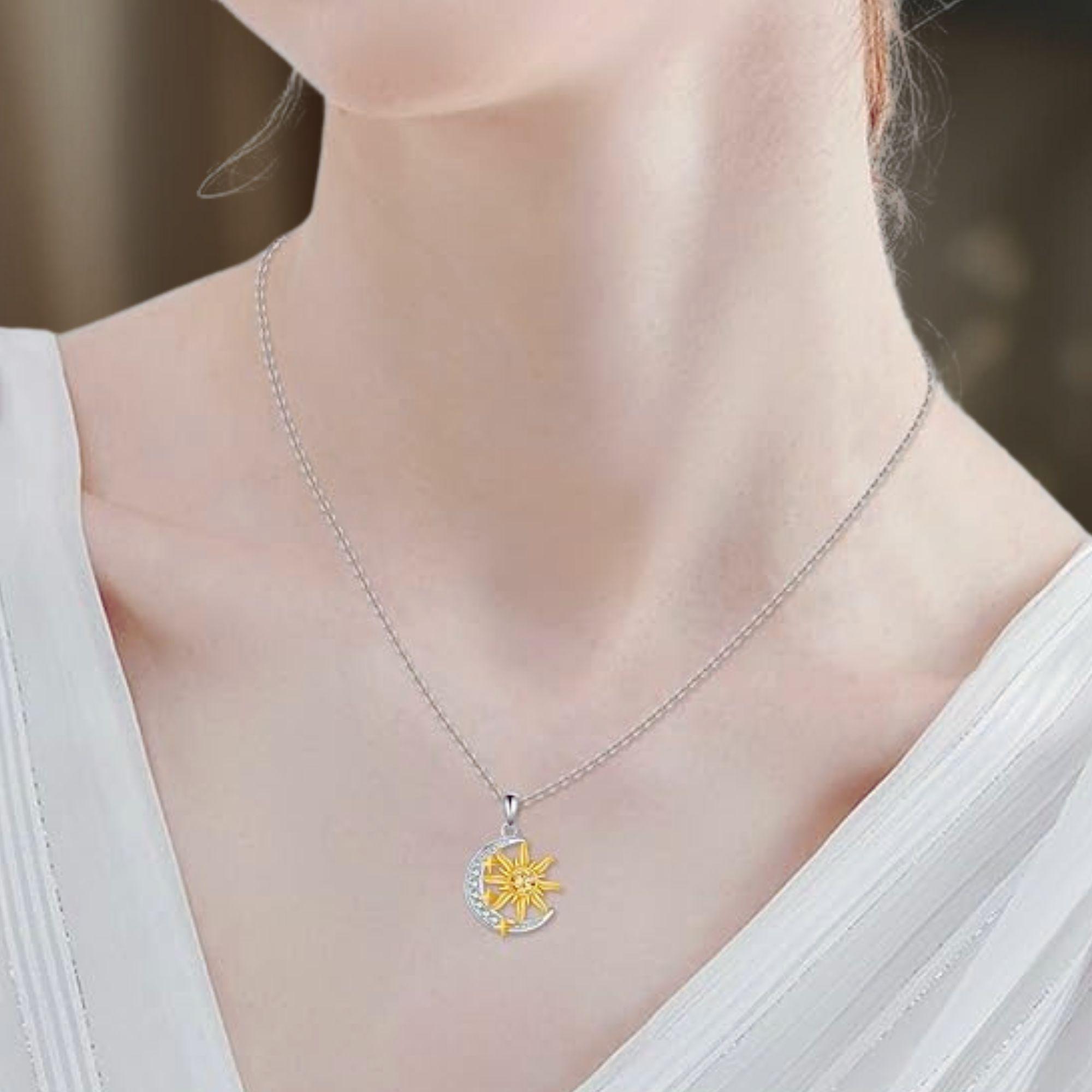 My Sun Moon Star Necklace