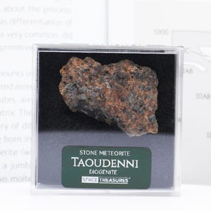 Diogenite Taoudenni Meteorite – Rare Stone from Asteroid Vesta | Certified Genuine Space Rock | Real Meteorite Gift for Collectors