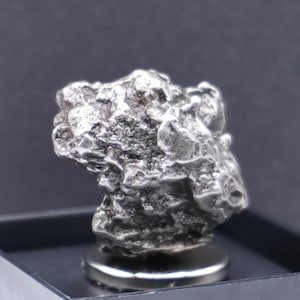 Authentic Campo del Cielo Meteorite | Certified Space Rock from Argentina | Genuine Meteorite in Display Box | Unique Gift for Space Lovers