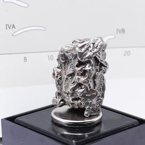 Authentic Campo del Cielo Meteorite | Certified Space Rock from Argentina | Genuine Meteorite in Display Box | Unique Gift for Space Lovers