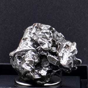Authentic Campo del Cielo Meteorite | Certified Space Rock from Argentina | Genuine Meteorite in Display Box | Unique Gift for Space Lovers