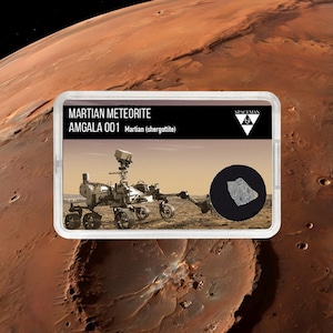 Amgala 001 Marsmeteorit: Certifierad Marsbergshergottit