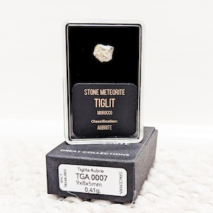 Tiglit Aubrite Meteorite, Authentic Cosmic Rock from the Early Solar System, Certified and Perfect for Study and Collections