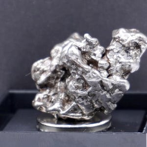 Authentic Campo del Cielo Meteorite | Certified Space Rock from Argentina | Genuine Meteorite in Display Box | Unique Gift for Space Lovers