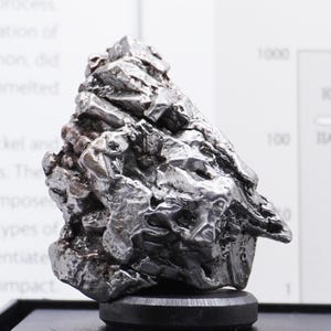 Authentic Campo del Cielo Meteorite | Certified Space Rock from Argentina | Genuine Meteorite in Display Box | Unique Gift for Space Lovers