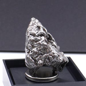 Authentic Campo del Cielo Meteorite | Certified Space Rock from Argentina | Genuine Meteorite in Display Box | Unique Gift for Space Lovers