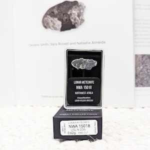 NWA 15018 Lunar Meteorite, Authentic Moon Rock, Rare Certified Specimen Perfect for Collectors ,Space Enthusiasts Seeking a Unique Treasure